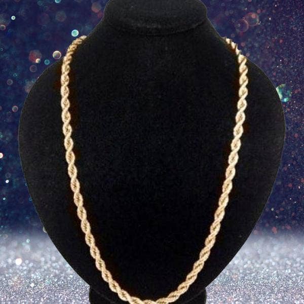 with Secure Lobster Lock Clasp Jewel Tie 10k Yellow Gold 2.00mm Diamond-Cut Rope Chain Necklace with Secure Lobster Lock Clasp Jewel Tie 10k Yellow Gold 2.00mm Diamond-Cut Rope Chain Necklace